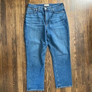 Madewell Curvy Perfect Vintage Straight Jeans